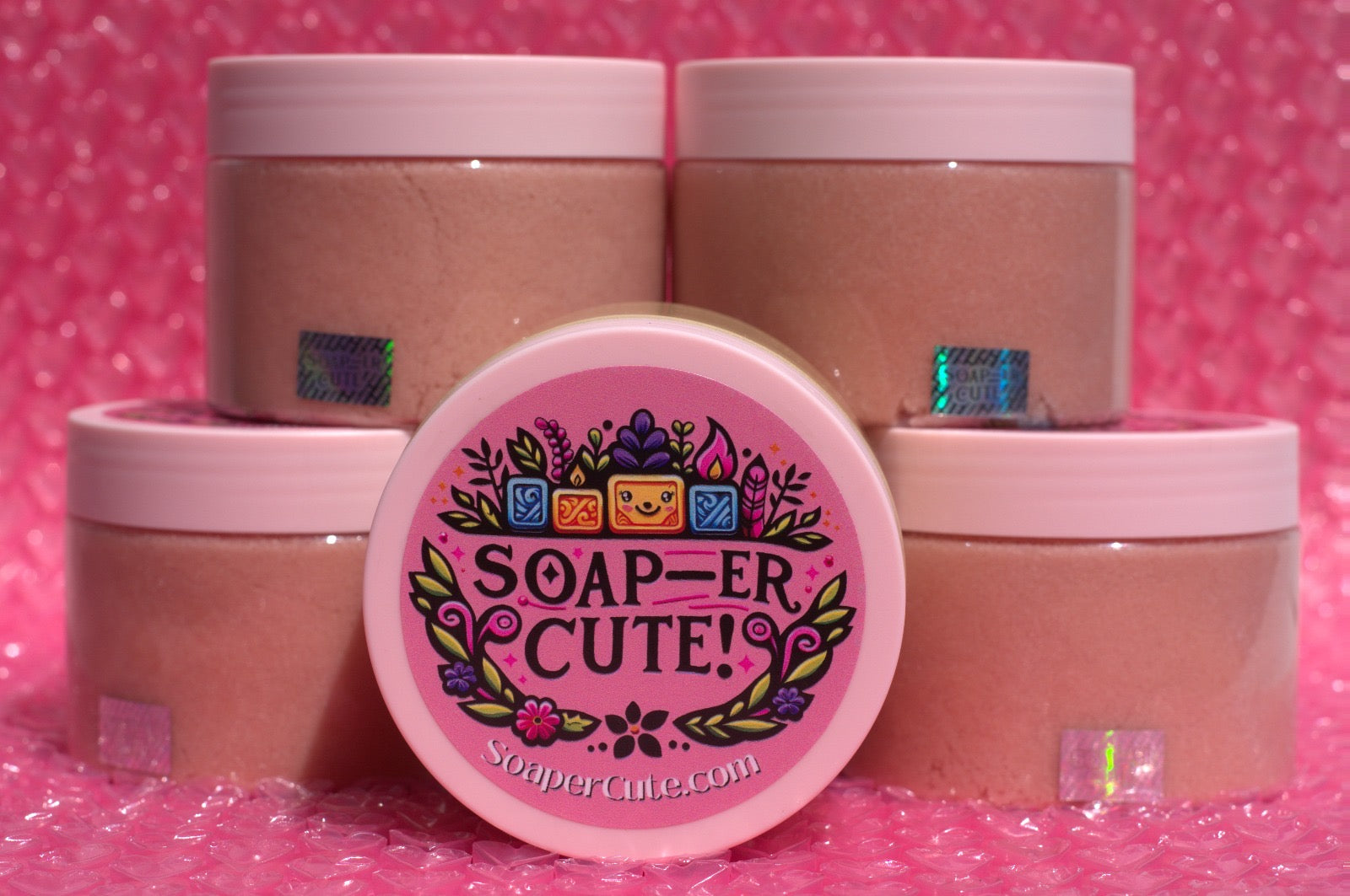 WHIPPED SUGAR SCRUB ROSE 5 PACK